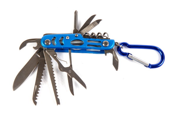 Мультитул Следопыт 12предм. с карабином блистер PF-MT-03