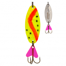 Блесна колеблющаяся двойная шумовая Condor Priority Twin 1 размер 60 мм вес 21 г цвет 17 5 шт