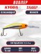 Воблер KYODA SHARP MINNOW-75F 7.5 см 12.0 гр цвет P1570, заглубление 1.5-4 м